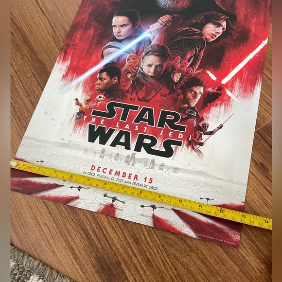 Two Star Wars The Last Jedi movie posters - Picture 5 of 5